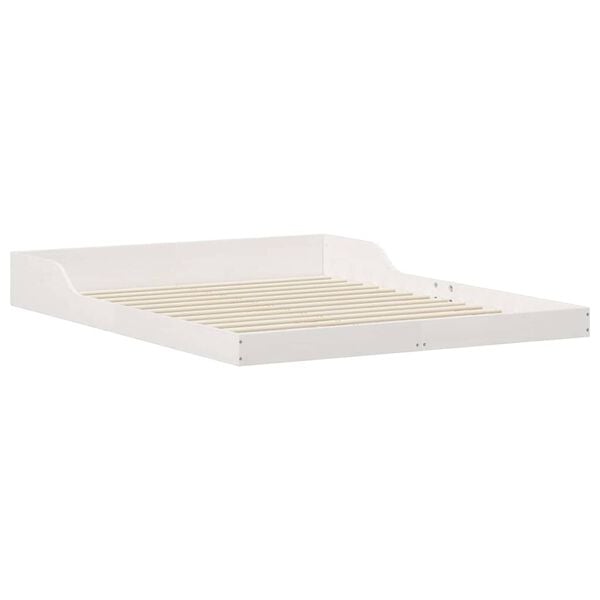 vidaXL Estructura de cama 140 x 210 cm Madera de pino macizo