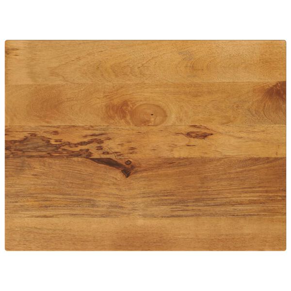 vidaXL Tablero de mesa rectangular madera maciza mango 80x60x2,5 cm