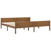 vidaXL Estructura de cama 2 cajones madera pino marr&oacute;n miel 200x200 cm