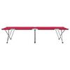 vidaXL Cama de Camping Plegable Rojo 62 x 194 x 42 cm Tela Oxford