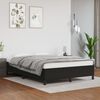 vidaXL Estructura de cama sin colchón cuero sintético negro 140x190 cm