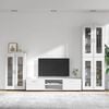vidaXL Conjunto de mueble de TV con caj&oacute;n FLORIN Madera de ingenier&iacute;a