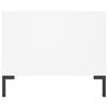 vidaXL Mesa de centro madera contrachapada blanco 90x50x40 cm