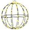 vidaXL Luz de adorno navide&ntilde;o 96 LED Blanco C&aacute;lido Di&aacute;m. 30 x 32 cm
