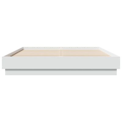 vidaXL Estructura de cama madera de ingeniería blanca 140x200 cm