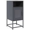 vidaXL Mesilla de noche antracita 36x39x78 cm acero laminado en fr&iacute;o