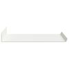 vidaXL Estante flotante 2 pcs 40 x 18 x 2,5 cm Acero