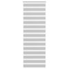 vidaXL Estor cebra gris claro 90x200cm tejido ancho 85,9 cm poli&eacute;ster