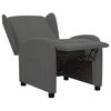 vidaXL Sill&oacute;n reclinable de tela gris claro