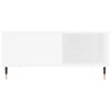 vidaXL Mesa de centro madera contrachapada blanco 80x80x36,5 cm