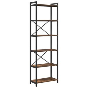 vidaXL Estante de libros 60 x 30 x 189,5 cm Madera de ingenier&iacute;a