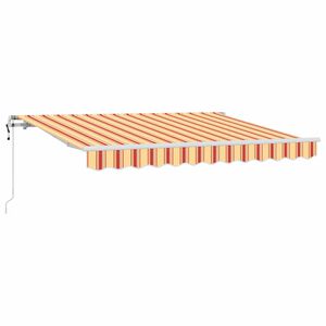 vidaXL Toldo Retr&aacute;ctil Amarillo 350 x 200 cm tela