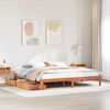 vidaXL Estructura de cama cajones madera pino marr&oacute;n cera 180x200 cm