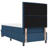 vidaXL Cama tipo Box Spring con colch&oacute;n Azul 80 x 200 cm tela
