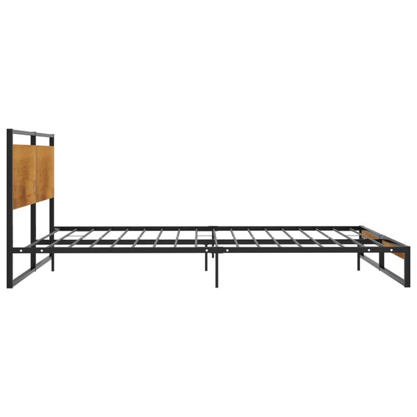 vidaXL Estructura de cama sin colch&oacute;n metal 140x200 cm