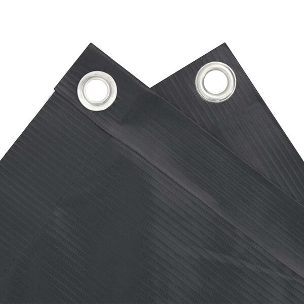 vidaXL Pantalla de privacidad de balc&oacute;n PVC gris antracita 500x90 cm