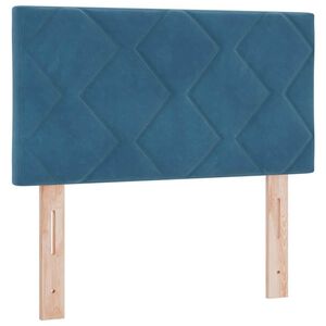 vidaXL Cabecero Azul Oscuro 80 cm Terciopelo