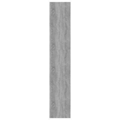 vidaXL Estantería/divisor madera ingeniería gris hormigón 60x30x166 cm