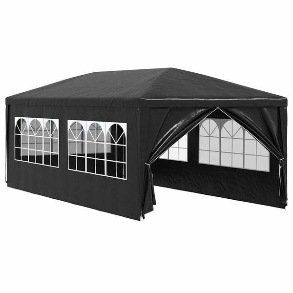 vidaXL Carpa para fiestas gris antracita 3x6 m