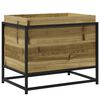 vidaXL Jardinera de madera de pino impregnada 60x40x50 cm