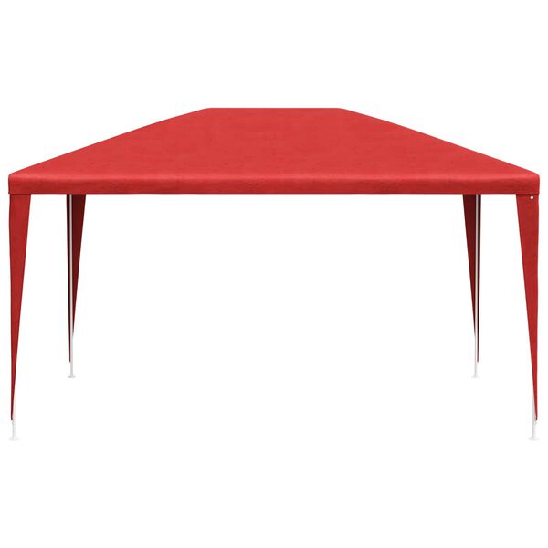 vidaXL Carpa de Fiesta Rojo 400 x 300 x 255 cm PE y acero
