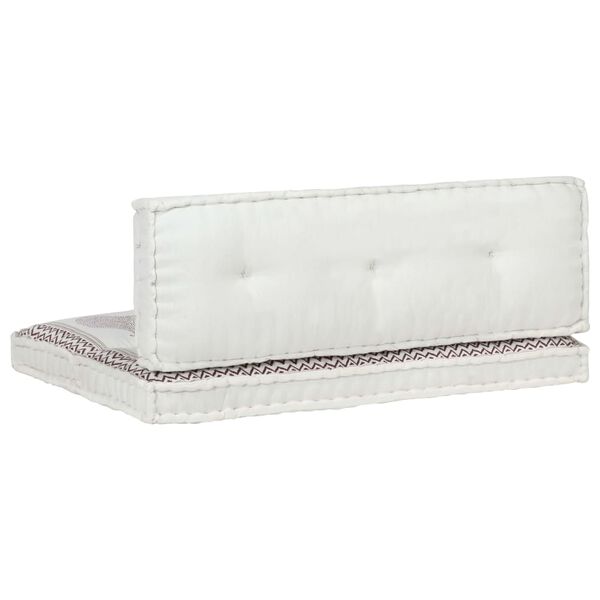 vidaXL Cojines para muebles de palets de jard&iacute;n 2 unidades estampados