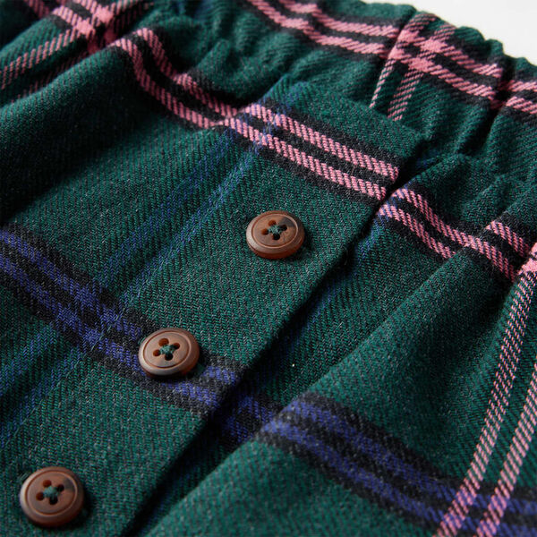Falda infantil verde oscuro 128