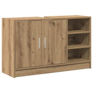 vidaXL Mueble de Cuarto de Ba&ntilde;o Roble artesanal 90 x 29 x 55 cm