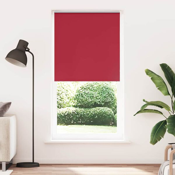 vidaXL Estor Enrollable Opaco Rojo 90x230 cm Tela Ancho 85,7 cm