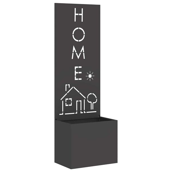 vidaXL Pantalla de Privacidad para Jard&iacute;n Calado Negro 50 x 140 cm