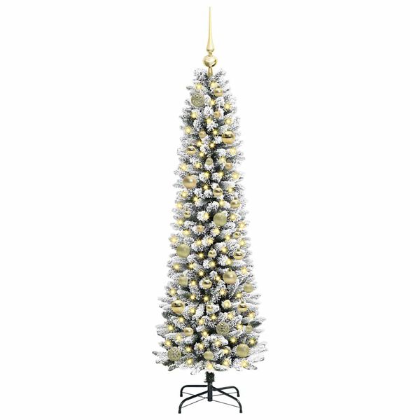 vidaXL &Aacute;rbol de Navidad artificial 150 cm PVC, Metal y Pl&aacute;stico