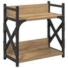 vidaXL Soporte para Impresora Roble artisan 40 x 20 x 40 cm