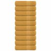 vidaXL Toallas de mano FROGN 10 uds oro 50x100 cm 360 g/m&sup2;