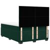 vidaXL Cama box spring con colch&oacute;n terciopelo verde oscuro 140x190 cm
