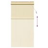 vidaXL Estor enrollable con cortinas Naturaleza 120 x 220 cm Bamb&uacute;