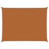 vidaXL Toldo Vela de Sombra Naranja y Marr&oacute;n 8 x 6 m