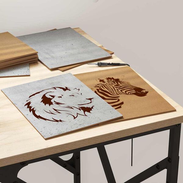 vidaXL Paneles Decorativos 150 pcs Gris Concreto 21 x 30 x 0,27 cm