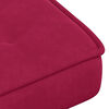 vidaXL Sill&oacute;n de relax con reposapi&eacute;s terciopelo rojo tinto
