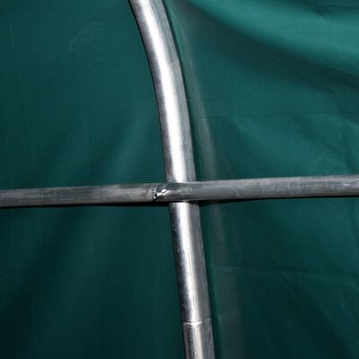 vidaXL Carpa para ganado desmontable PVC verde oscuro 550g/m² 3,3x6,4m