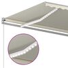 vidaXL Toldo autom&aacute;tico con LED sensor de viento crema 6x3 m
