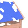 vidaXL Torre de Juego Marr&oacute;n Madera S&oacute;lida de Douglas