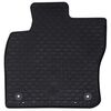 vidaXL Alfombrilla de Coche 2 pcs Negro Adecuado para VW CADDY 2020-