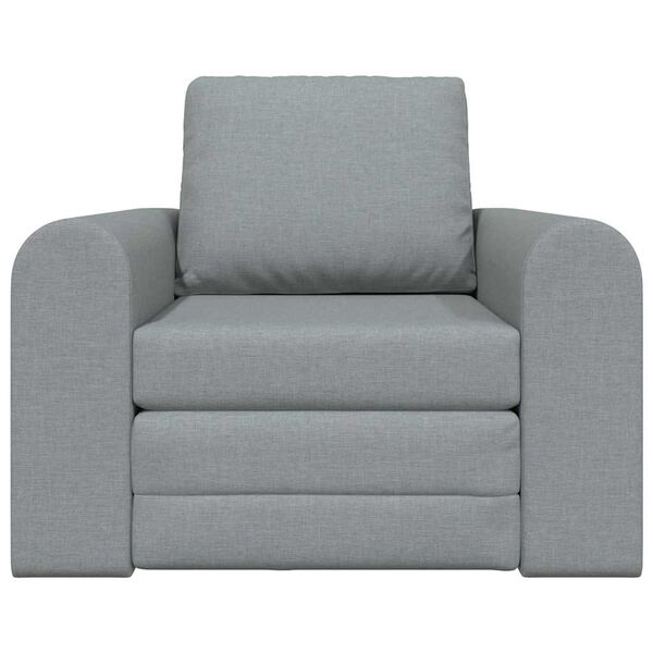 vidaXL Sof&aacute; cama Gris Claro 98 x 71 x 83 cm tela
