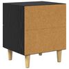 vidaXL Mueble cama Roble Negro 40 x 35 x 47.5cm Madera de ingenier&iacute;a