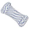 vidaXL Cuerda multiusos 4 mm 50 m Blanco y Azul PP 105 kg Carga m&aacute;x.