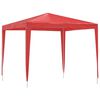 vidaXL Carpa de Fiesta 250 x 250 x 240 cm Rojo PE y acero