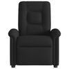vidaXL Sill&oacute;n reclinable de tela negro