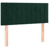 vidaXL Cama box spring con colch&oacute;n terciopelo verde oscuro 90x200 cm