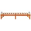 vidaXL Estructura de cama Marr&oacute;n 90 x 200 cm Madera de pino macizo