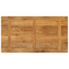 vidaXL Tablero de mesa rectangular madera maciza mango 110x50x2,5 cm